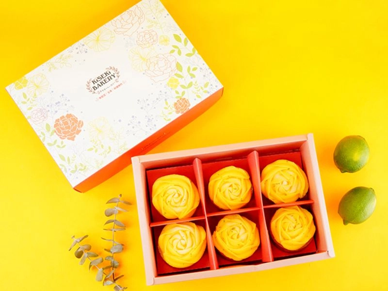 玫瑰塔禮盒 檸檬口味 6入